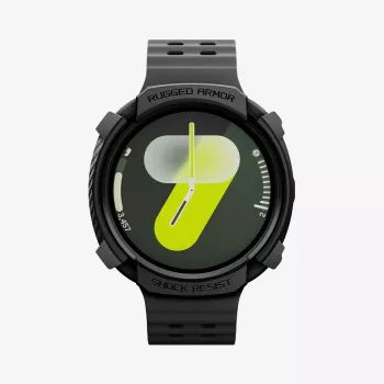 Coque Spigen Rugged Armor pour Samsung Galaxy Watch 8 / 9 (44 mm), noir mat ACS10006