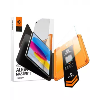 Protection d'écran en verre trempé Spigen AlignMaster Glass.tR pour iPad 10,9 pouces (10e génération 2022) et iPad 11 pouces (11e génération 2025) - transparente