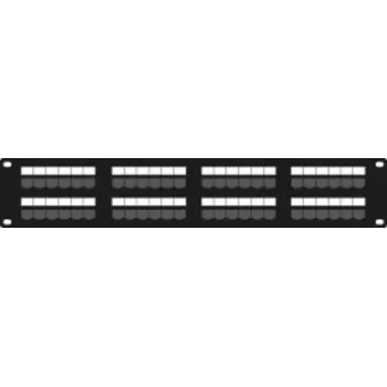 Panneau de brassage réseau DSIT DS-Patch6-48UTP CAT6 UTP 19 pouces 48 ports, 1U, noir