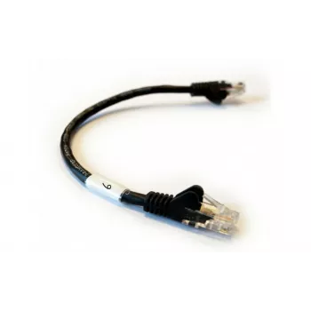 DSIT Wrap-Around Cable Labels, 21 Pieces, White, Durable Synthetic, For Cable Identification and Organization