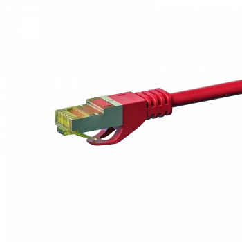 Câble réseau RJ45 DSIT S/FTP (PiMF) Cat.7, rouge, 0,25 m