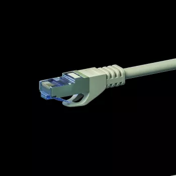 Câble de raccordement réseau DSIT CAT 6a S/FTP LSOH, 0,5 m, gris (DC-6A1-005)