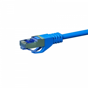 Câble de raccordement réseau DSIT Cat 6a S/FTP LSOH, 5 m, bleu