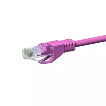 Câble réseau DSIT CAT 5e U/UTP 15 m rose CCA