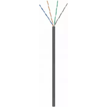 Câble réseau extérieur DSIT CAT6, U/UTP, AWG 24/7 (flexible), 305 m, noir, CCA