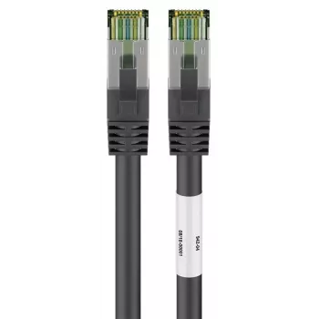 Câble réseau DSIT RJ45 S/FTP PiMF avec câble CAT 8 noir 0,25 m