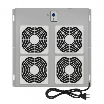 Unité de ventilation DSIT DS-FT-OUT avec 4 ventilateurs et thermostat pour armoires réseau extérieures