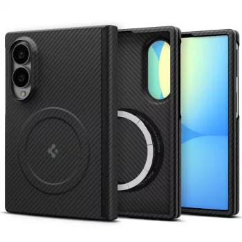 Spigen AirSkin Aramid Coque MagSafe pour Samsung Galaxy Z Fold 8 - Noir
