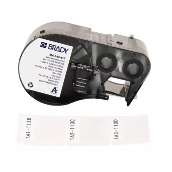 Cartouche d'étiquettes en vinyle auto-laminée BRADY M4-143-417 pour BMP41/BMP51/BMP53/M511, 1,5