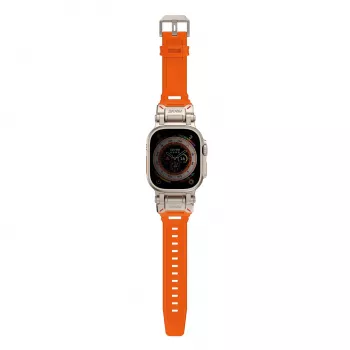 Bracelet SKINARMA Titon pour Apple Watch Ultra 49mm orange