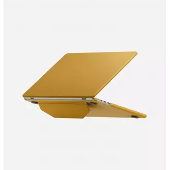 Étui de protection folio UNIQ Lyden Versa pour MacBook Air 13 inch (M2 2022 / M3 2024 / M4 2025 / M5 2026) - Jaune