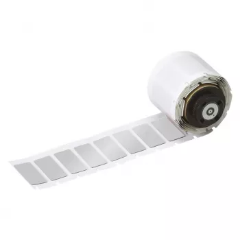 Étiquettes pour imprimante d'étiquettes BRADY M710 - polyester blanc, 31,75 mm x 25,4 mm, adhésif permanent, 2500 étiquettes/rouleau