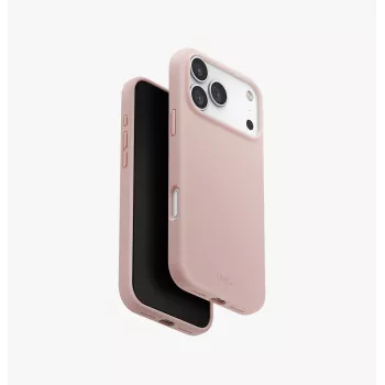 UNIQ Lino Coque de charge MagClick pour iPhone 17 Pro Max - Rose