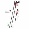 Komperdell Carbon Pro Zero Compact Bâtons de trekking - Malbec
