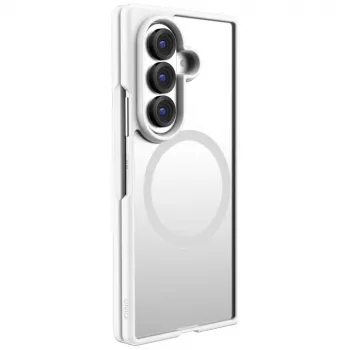 Coque de charge UNIQ Veren AF Magclick pour Samsung Galaxy Z Flip8, Smoky Frost