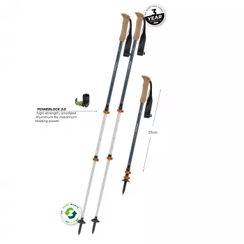 Bâtons de trekking Komperdell Ridgehiker Zero - Dark Sapphire