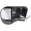 Cartouche d'étiquettes vinyle auto-laminées BRADY BMP51/BMP53/M511, blanc/translucide, 25,4 mm x 25,4 mm, 250 étiquettes