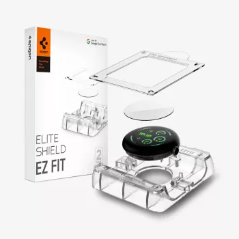 Protection d'écran film hydrogel Spigen Elite Shield EZ Fit lot de 2 pour Google Pixel Watch 3/4/5 (45 mm) transparente