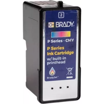 Cartouche d'encre couleur CMY Brady P-CMY-1 pour imprimante BradyJet J7300