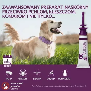 Solution spot-on Ceva Vectra 3D pour chiens de 10 à 25 kg, 3 pipettes