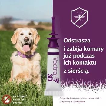 Solution spot-on Ceva Vectra 3D pour chiens de 10 à 25 kg, 3 pipettes