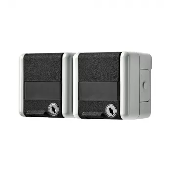 Jung SCHUKO Double Socket Outlet 16A 250V Alpine White 8220NAWSL