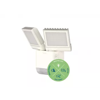 Projecteur LED THEBEN theLeda S17-100 WH avec détecteur de mouvement pour montage mural 17W