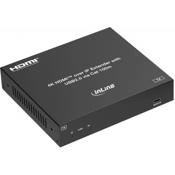 Extender KVM sur IP InLine® HDMI 4K/60Hz, 100m, émetteur (TX) (57886I)