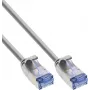 Câble patch InLine® Slim Cat.6A U/FTP, 5 m, gris