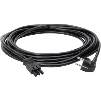 Câble de rallonge Kopp 10 m avec fiche Schuko et coupleur GST18i3, 1,5 mm², noir