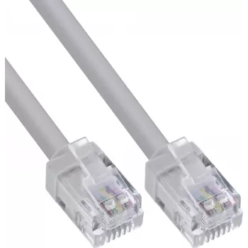 Câble rond modulaire InLine® RJ12, mâle vers mâle, 6 conducteurs, 6P6C, 7,5 m