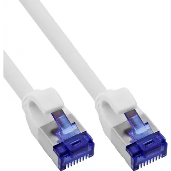 INLINE B-74902W Lot de 90 câbles patch slim Cat.6A S/FTP LSZH 2 m blanc
