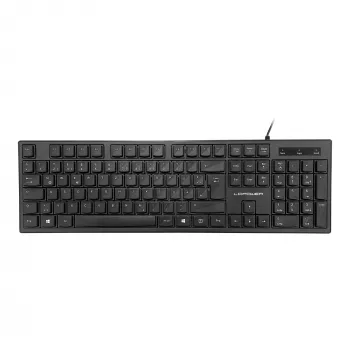 LC-Power LC-KEY-903DE clavier de bureau, USB, noir, disposition allemande