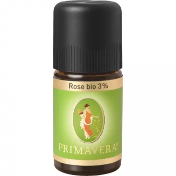 Mélange d'huile essentielle de rose bio 3 % PRIMAVERA, 5 ml