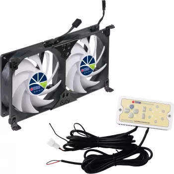 Titan TTC-SC22(A)/V2+ Double Refrigerator Fan 92x25mm IP55 for Camping
