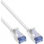 Câble patch InLine® Slim U/FTP Cat.6A, blanc, 5m