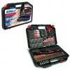 Coffret de 246 forets et embouts DEDRA 18A11S246 avec forets HSS, bois, maçonnerie et embouts CrV dans un coffret plastique