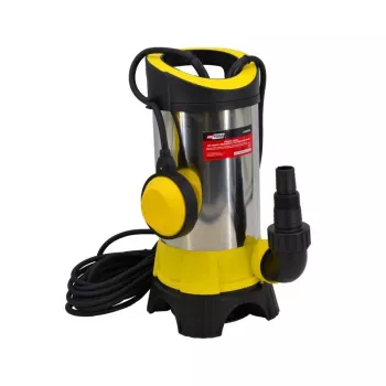 Pompe submersible pour eaux chargées AWTOOLS AW85054 750 W 12500 L/h 8,5 m acier inoxydable