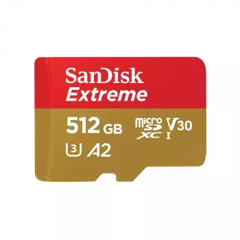 Carte mémoire SanDisk Extreme Go A2 U3 V30 microSDXC 512 Go
