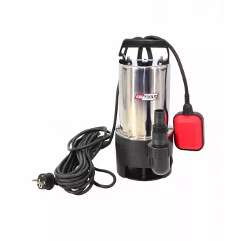 Pompe à eaux usées AWTOOLS AW 1100W INOX - 15000 L/h pompe submersible en acier inoxydable