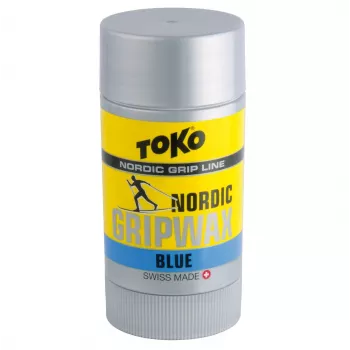 Toko Carbon GripWax bleu 25g - cire de fartage sans PFC pour neige froide (-7°C à -2°C)
