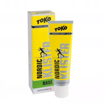 Toko Nordic Base Klister vert - cire de fartage pour ski de fond pour neige glacée et transformée, -10°C à -2°C, tube de 60g