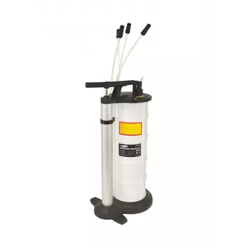 Extracteur de fluides manuel AWTOOLS AW15965 9L - 3 sondes, vide -0,8 bar, pour huile, boîte de vitesses, liquide de frein