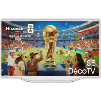 Hisense 43S5DQ téléviseur Smart TV 43 inch 4K UHD DLED avec VIDAA, Dolby Vision, HDR10, DTS Virtual:X, Game Mode, commande vocale, Wi-Fi, Bluetooth