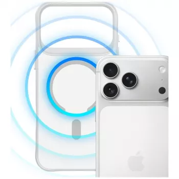 3MK Smoke MagCase pour Apple iPhone 17 Pro - blanc