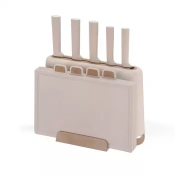 Ensemble couteau et planche à découper MEO MR-1412-BEIGE MAESTRO