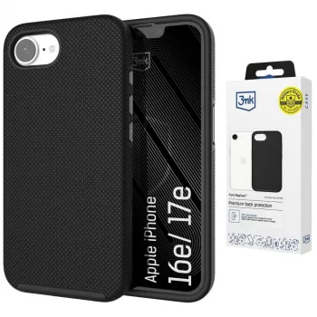 3MK Fortis MagCase pour Apple iPhone 16e / 17e - noir