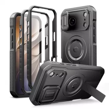 TECH-PROTECT Kevlar MagSafe lot de 2 coques pour iPhone 17 Pro Max / 18 Pro Max - noir