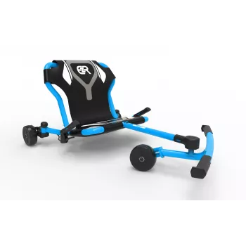 EzyRoller Drifter Pro X Kart à dérive propulsé par les pieds pour enfants à partir de 10 ans - bleu