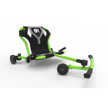 EzyRoller Drifter Pro X Kart à dérive à propulsion par les pieds pour enfants dès 10 ans - vert